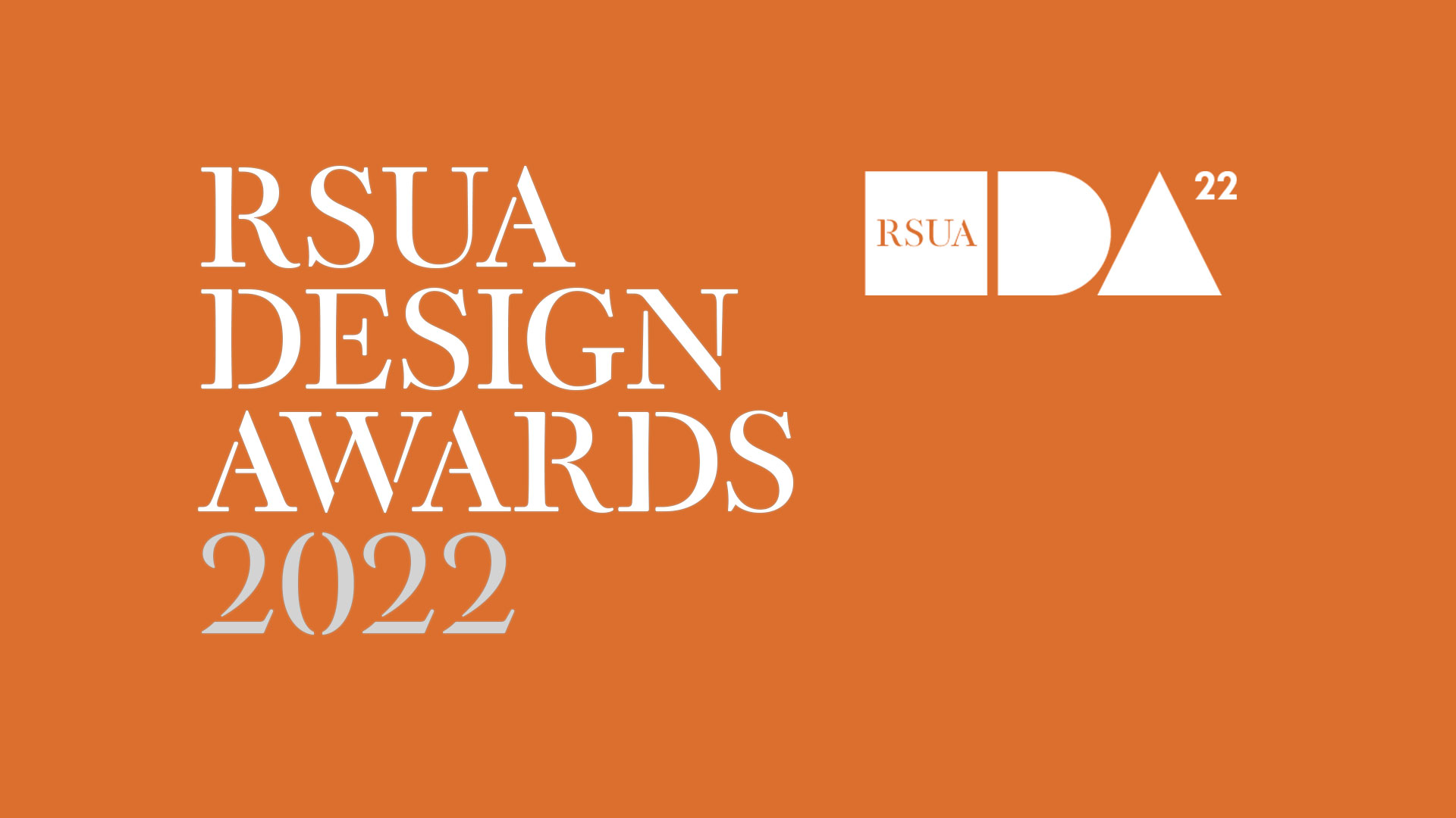 RSUA Design Awards 2022